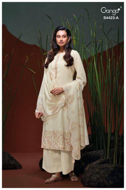 Ganga bethra 4423 Dress material manufacturers in Mumbai
